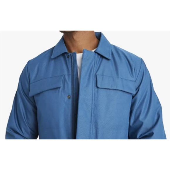 Men’s All In Motion Field Jacket Size S Blue Water / Wind Resistant - Picture 3 of 4